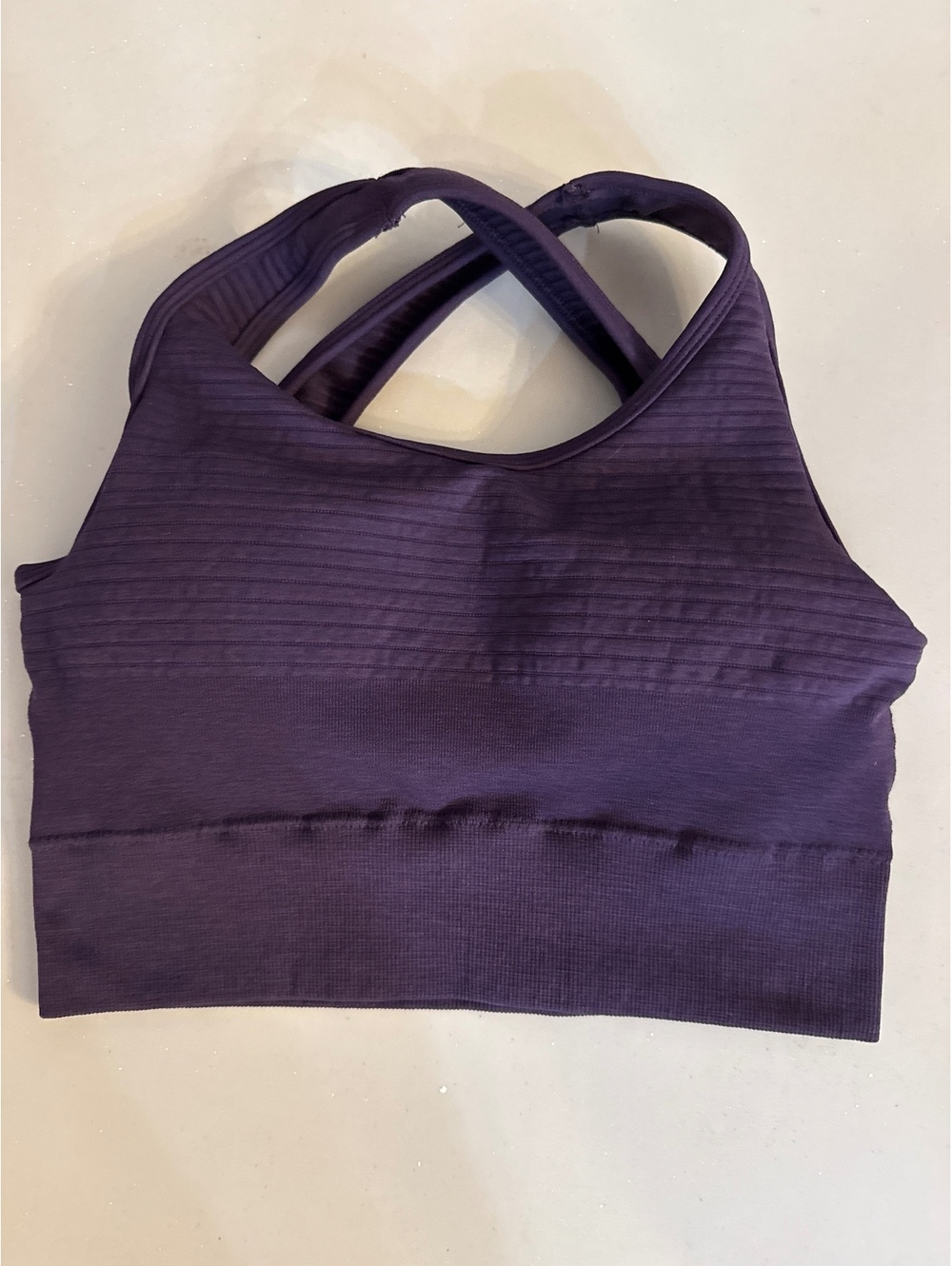 Alphalete purple sports bra size small